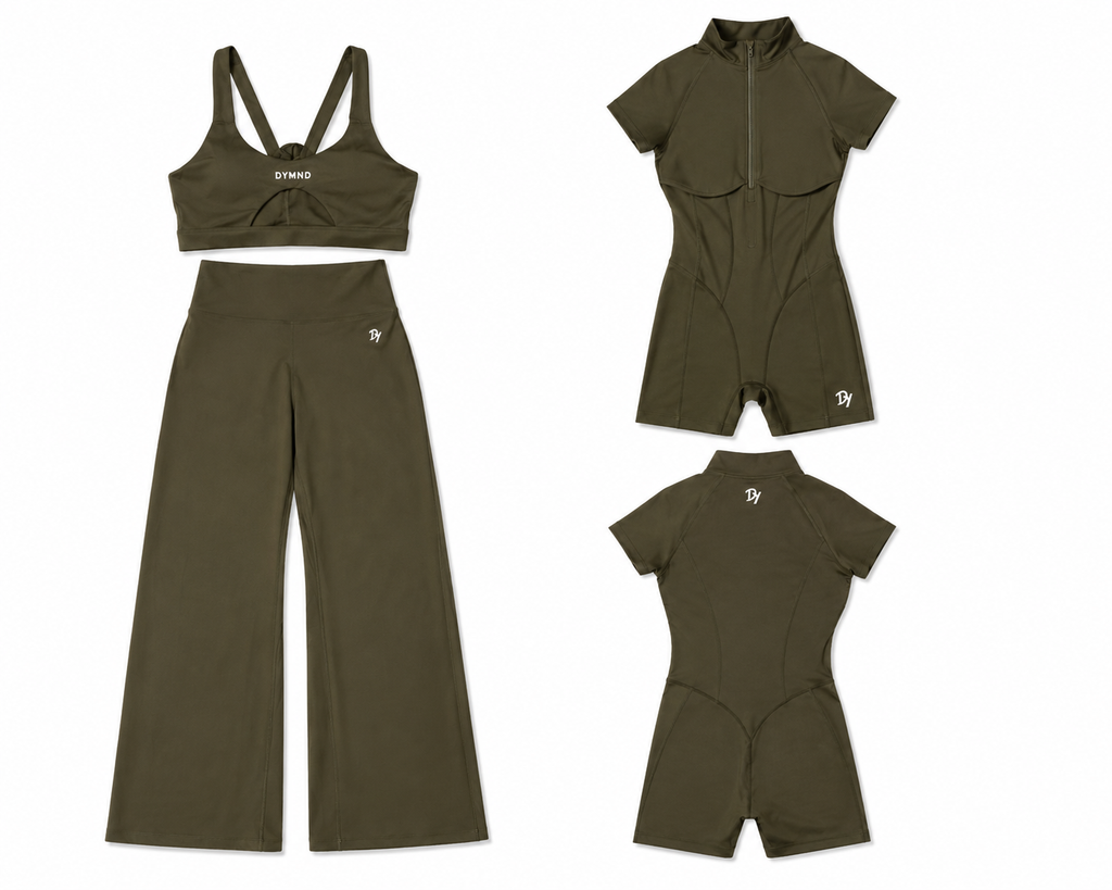 Straight Leg Pants & Bra Set