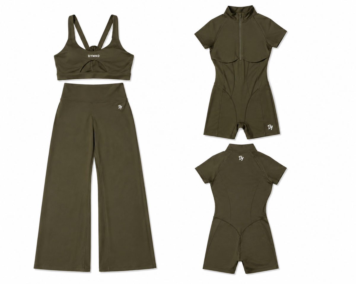 Straight Leg Pants & Bra Set