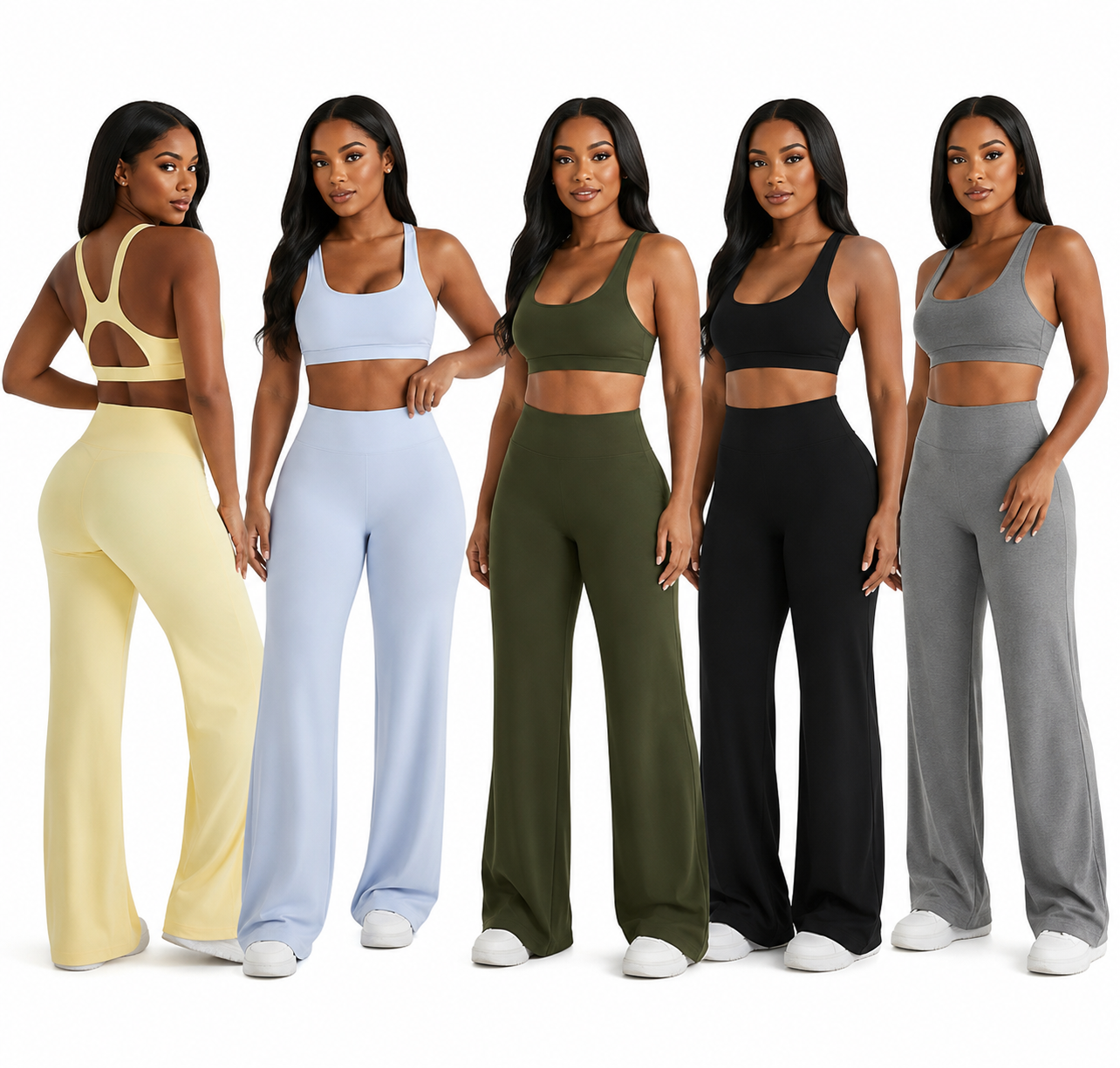 Straight Leg Pants Set
