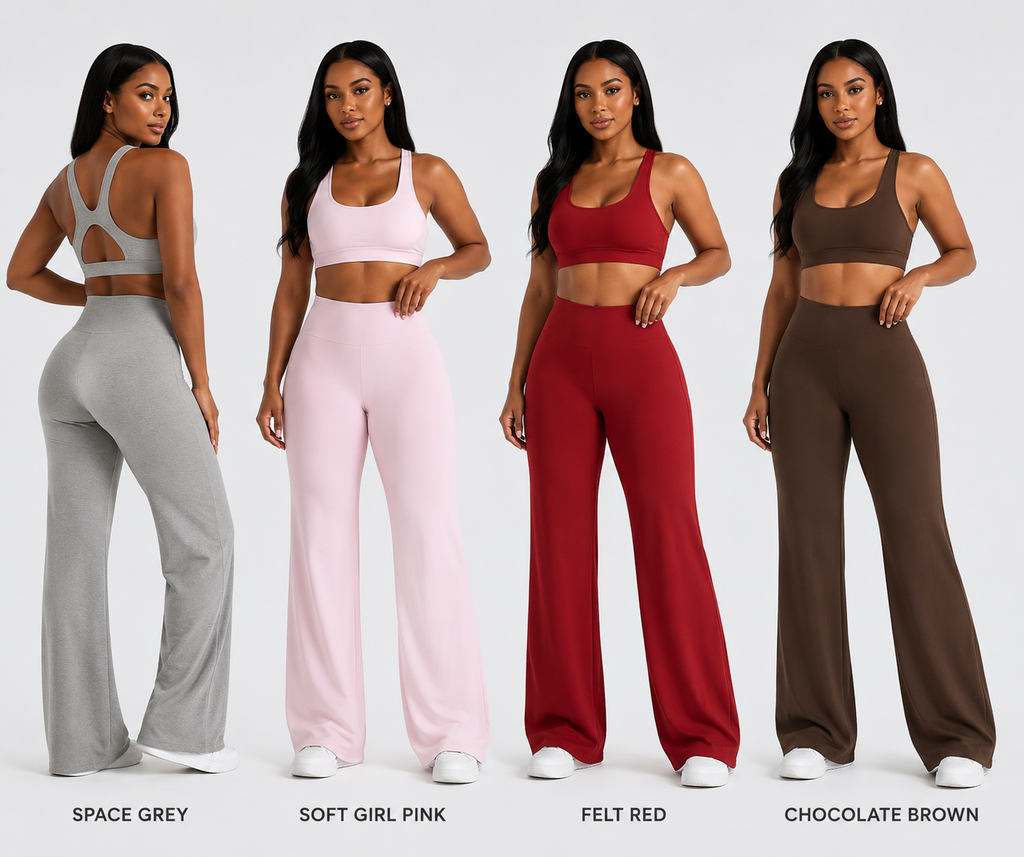 Straight Leg Pants Set